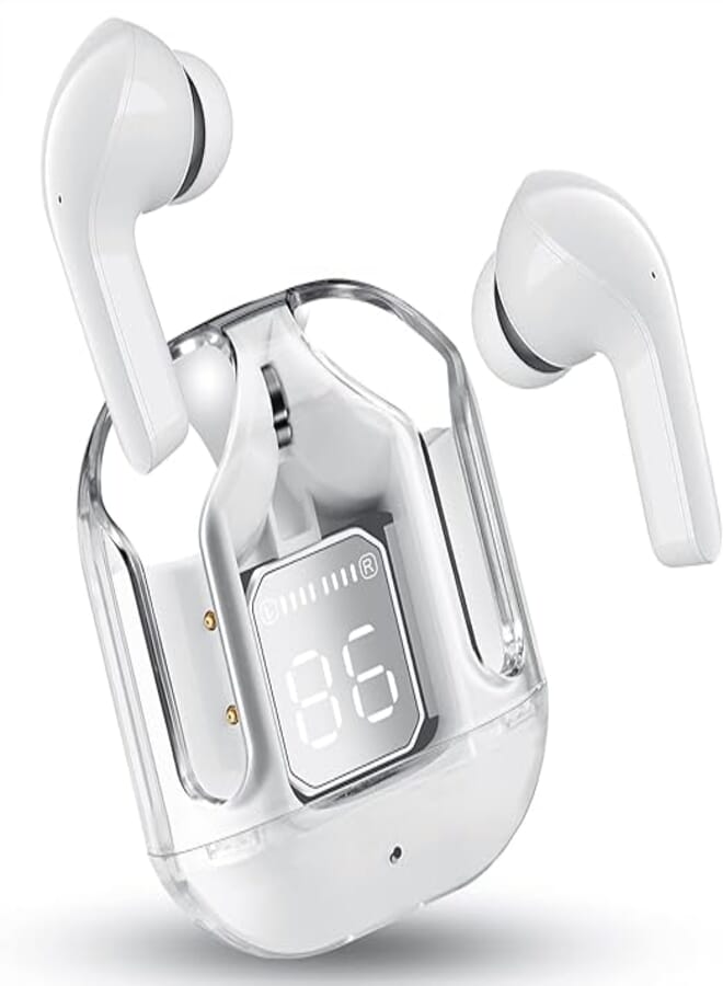 Sonix Tech Air 39 and Air 31 Wireless Bluetooth Earphones, White